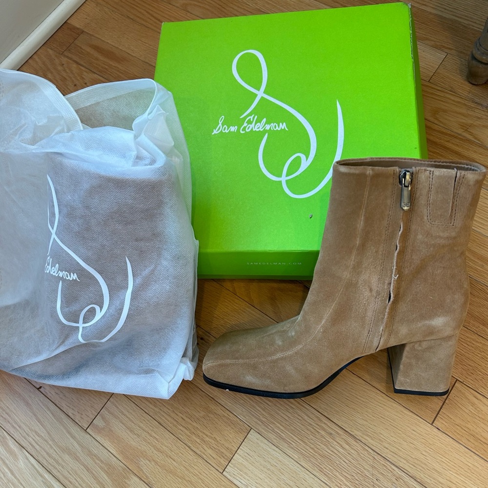 Brand new Sam Edelman suede boots